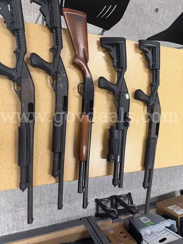 Lot of Surplus Police Firearms – Shotguns and Handgun