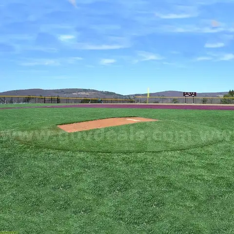 PORTABLE BASEBALL PITCHING MOUND FOR TURF PLAYING FIELD