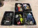 (5) Totes of Miscellaneous Bicycle Items