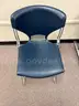 LOT of 10 identical blue chairs