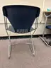 LOT of 10 identical blue chairs