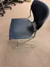 LOT of 10 identical blue chairs