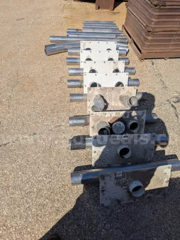 CableVey Conveyor 4&#x22; Inlet Hoppers, Misc. Pipe and Couplers