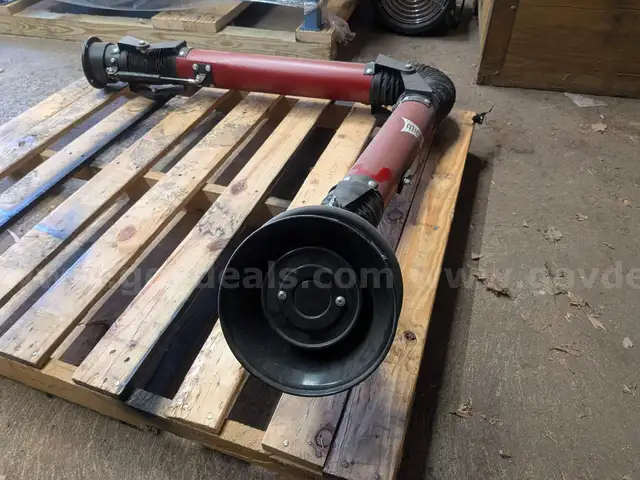 Micro Air 4&#x201D; dia. X 5&#x2019; L Fume and Dust Extractor Arms (17qty)