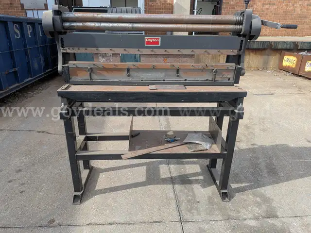 Dayton 3-in-1 Shear, Press Brake, and Roll  52" wide with stand