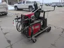 Lincoln Electric Power Wave S350 with Power Feed 84 Dual Wire Feeder