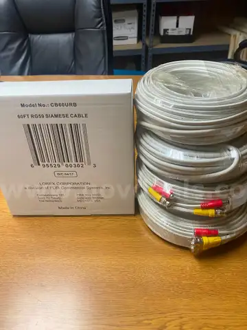 4 qty 60 ft RG59 cable