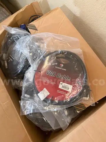 Lot of Miscellaneous cables and wall controllers