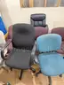 One lot of chairs
