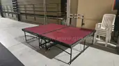 Fold up staging platform