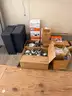 Lot - Miscellaneous security cameras &#x26; box