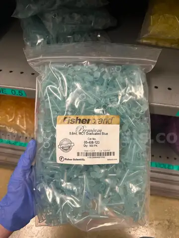 Microcentrifuge Tubes - unopened bag