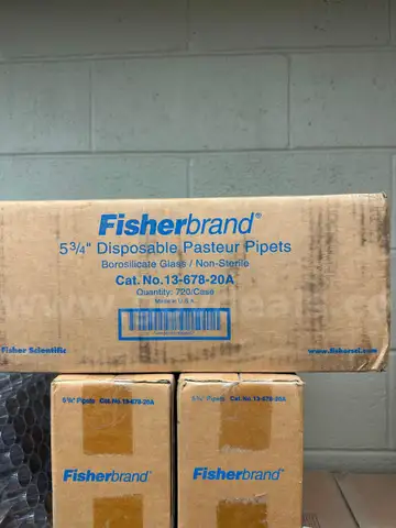 Disposable Pasteur Pipets - unopened box