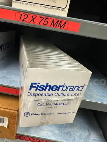 Disposable Culture Tubes 13x100 mm - unopened box