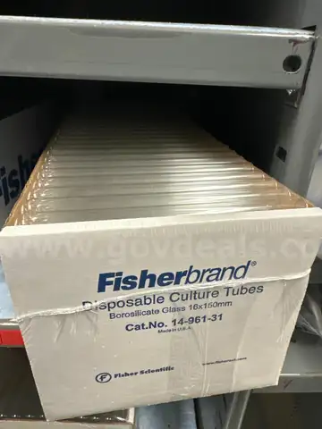 Disposable Culture Tubes 16x150 mm - unopened box