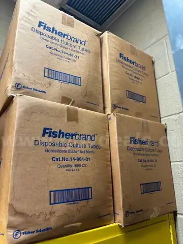 Disposable Culture Tubes 16x150mm - unopened box