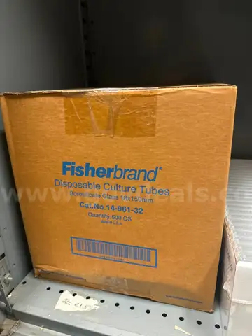 Disposable Culture Tubes 18x150 mm - unopened box