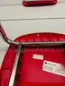 Red Plastic Discover Chair with Chrome Legs