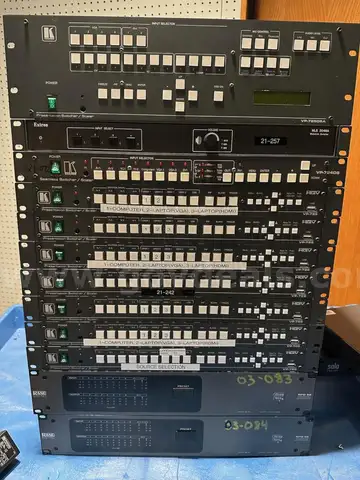 Lot of AV equipment