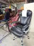 17 chairs (total) -- 14 guest stationary - 3 rolling chairs
