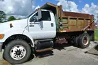 2008 Ford F-750 Diesel Dump Truck - does not drive / run - no engine