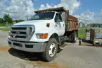 2008 Ford F-750 Diesel Dump Truck - does not drive / run - no engine