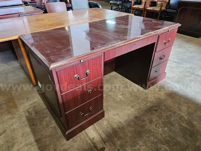 Wooden desk