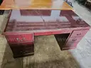 Wooden desk