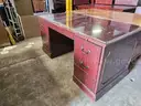 Wooden desk