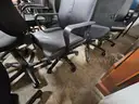 (16) Chairs -- (4) guest chairs &#x26; (12) rolling office chairs