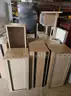 Modular walls, modular desks, modular storage, picture frame, whiteboard