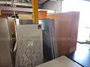 Modular walls, modular desks, modular storage, picture frame, whiteboard