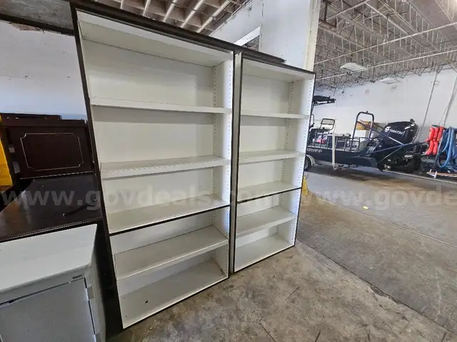 Bookshelf pair -- (2 tall bookshelves)