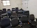 Chair lot 2 - (approx 38 chairs total) - Approx 35 rolling chairs - 3 guest chairs