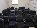 Chair lot 2 - (approx 38 chairs total) - Approx 35 rolling chairs - 3 guest chairs