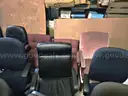 Chair Lot 4 - (19 chairs total) - 15 rolling chairs / 5 red guest chairs