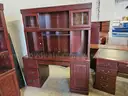 3-piece office furniture suite - 2 cabinets / 1 desk