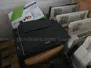 (8) Pallets Office items - misc incl. 12+ typewriters, 3 safes, binders, scanners &#x26; more