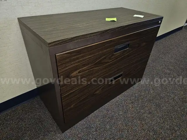 Cabinet 4 - 2 drawer lateral wood
