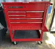 Red US General Tool Cart with Misc Tools