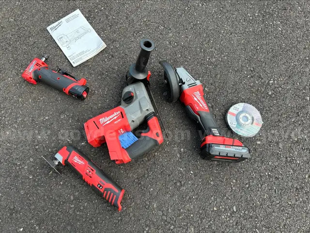 Milwaukee Tools - Rotary Hammer, Angle Grinder, Multi Tool, Die Grinder
