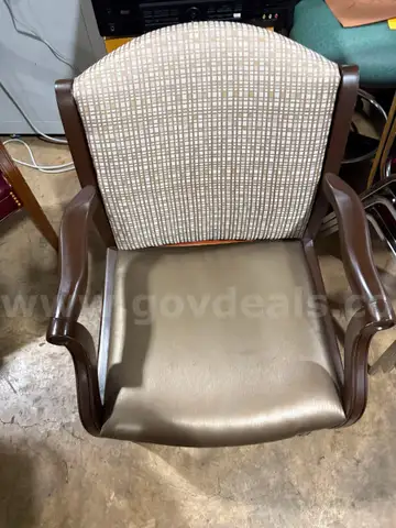 Brown and Grey Office Chair.