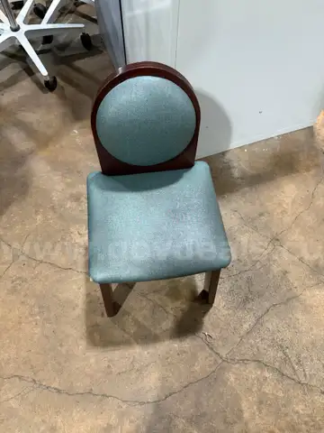 Small Wooden Frame Upholstered Chair