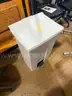 White Plastic Bin with Lid