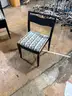 Lot of 8 Stackable Wooden Chairs