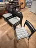 Lot of 8 Stackable Wooden Chairs