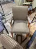 Lot of 8 Upholstered Guest Chairs – Mixed Metal and Wood Frames