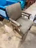 Lot of 8 Upholstered Guest Chairs – Mixed Metal and Wood Frames