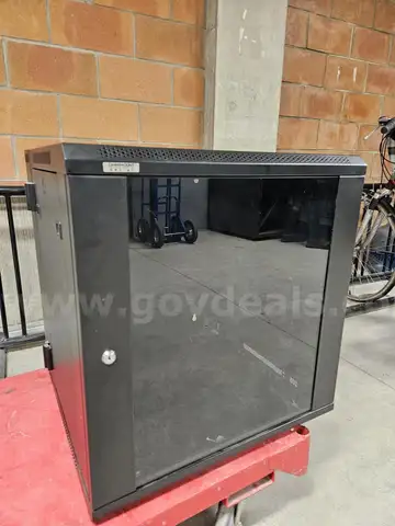 12U network server rack, server cabinet wall mount, glass door