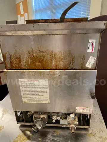 Lot of (1)Funnel Cake Fryer &#x26; (1) Undercounter Refrigerator